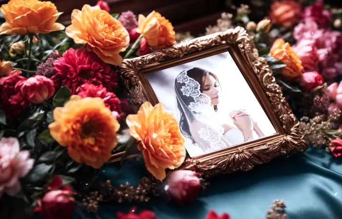 Bespoke 3D Frame Wedding Day Montage Slideshow